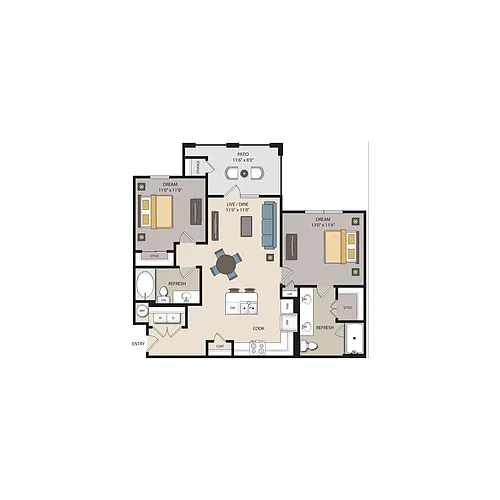 Floor plan B1IN