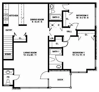 Floor plan The Stratford