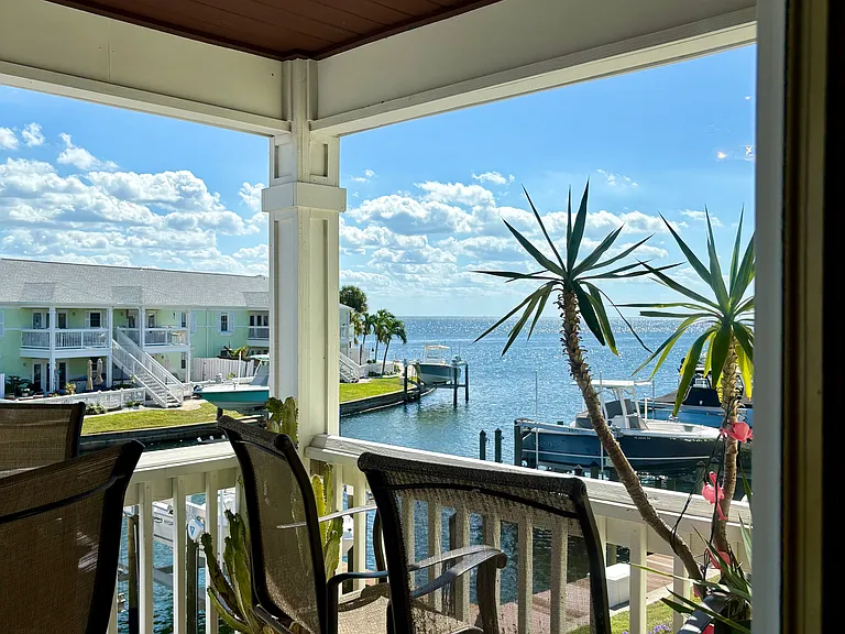 Perfect spot for morning coffee or an afternoon cocktail.