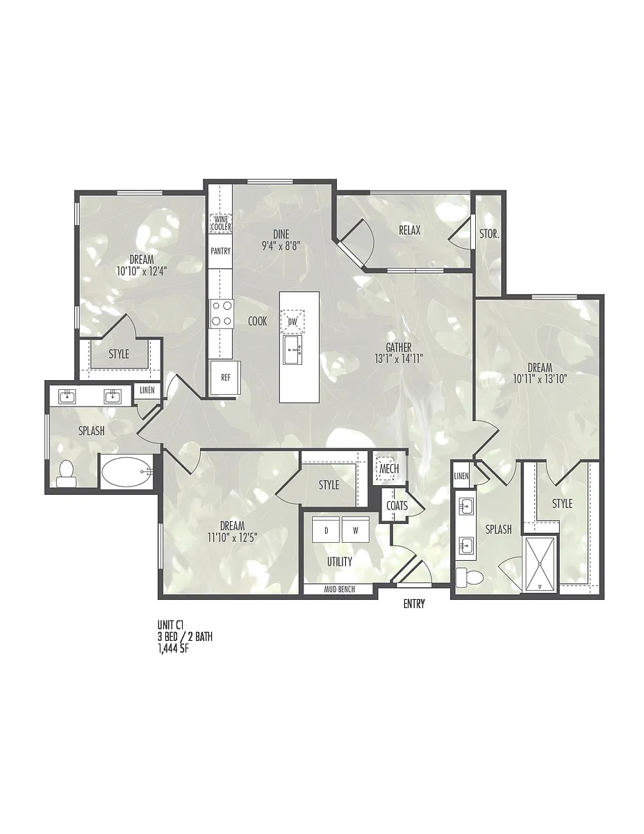 Floor plan The Carlyle