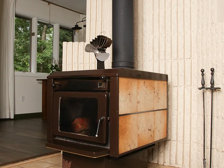 Wood stove as an additional optional heat source for wnc winters