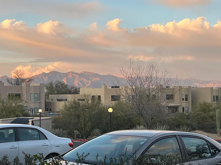 Mountain view from the patio