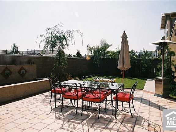 Back Yard with Fountain