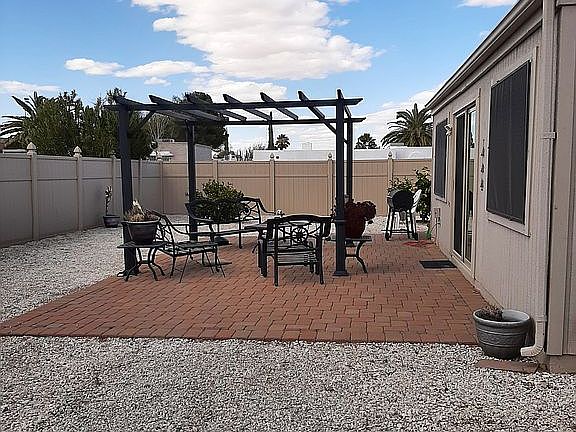Back Yard completely enclosed