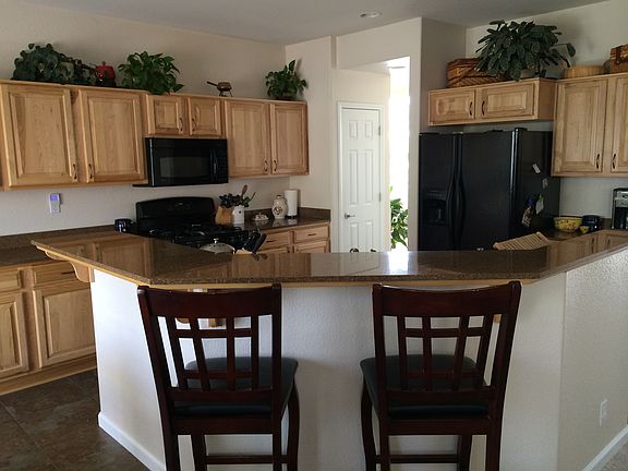 Hickory Cabinets in Kitchen