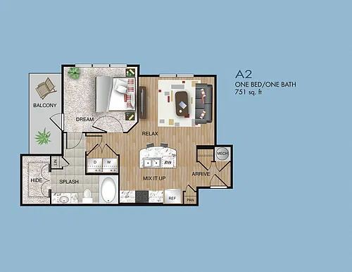 Floor plan A2