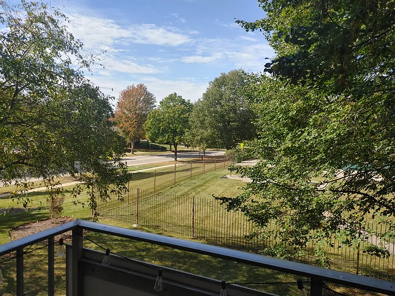 View from the balcony