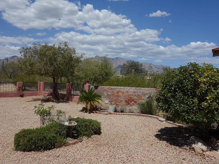 View of Catalina Mountains from back yard.