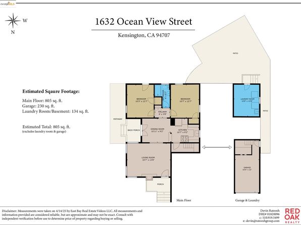 1632 Ocean View Ave, Kensington, CA 94707