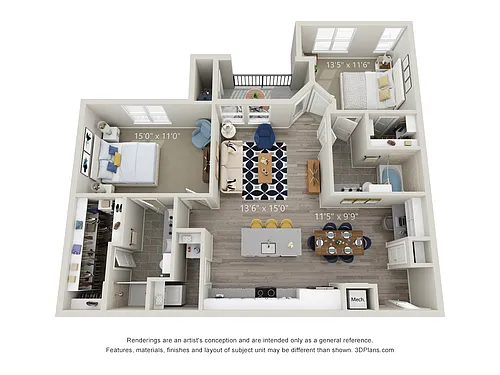 Floor plan B-5