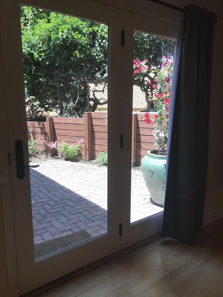 View out to the patio - 1150 Oxford St #A