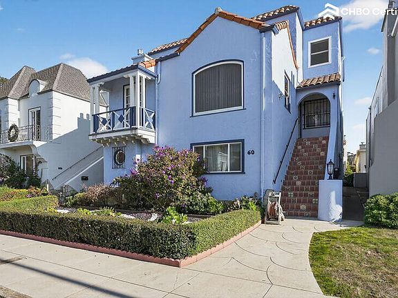 Broad stairs lead to main level