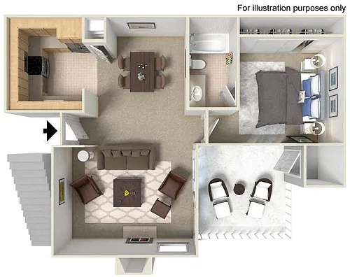 Floor plan 11A - Renovated