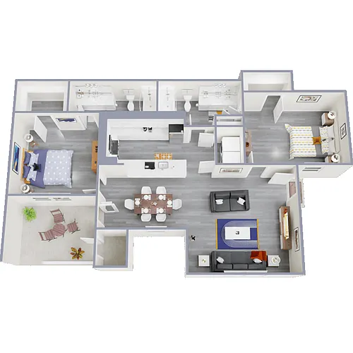 Floor plan B3