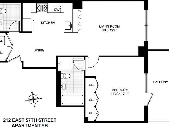 2nd image of 212 E 57th St APT 9B