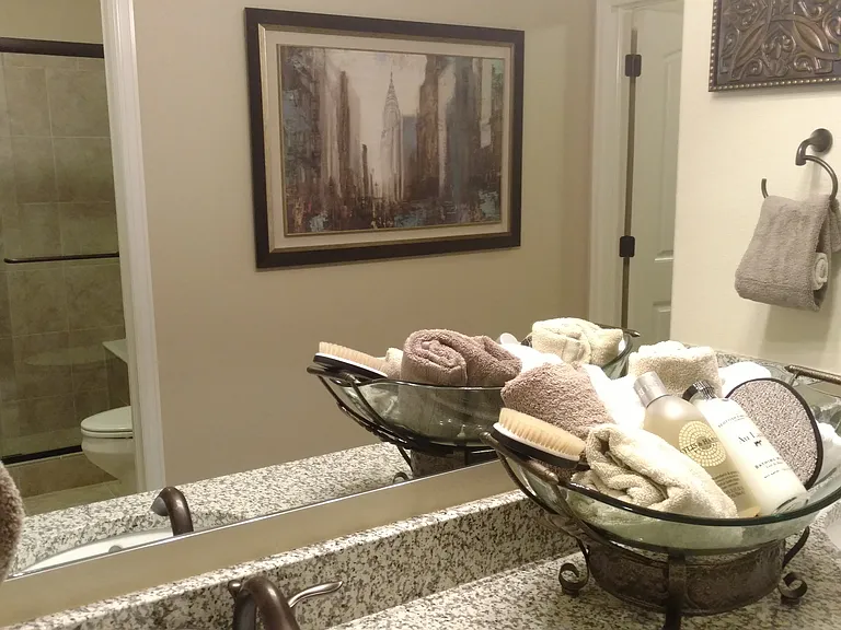 Master Bath includes Shower, 2 sinks, walk-in closet, toilet area
