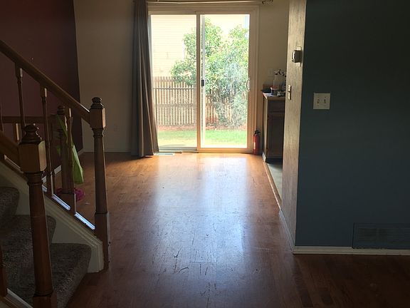 dining area, back sliding door