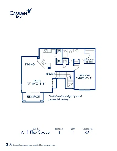 Floor plan A11 Flex Space
