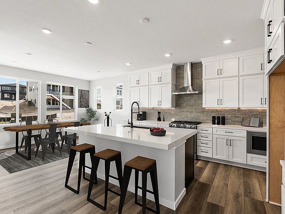 Overton Kitchen Dining - Virtually Staged