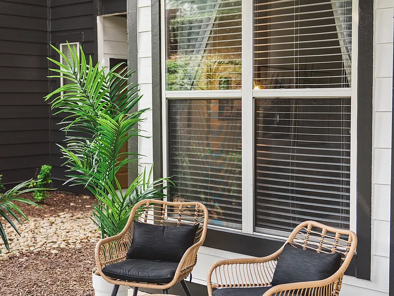 Outdoor patio for relaxation