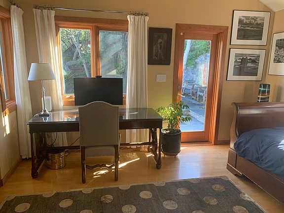 Study (off living room) with door to Backyard patio