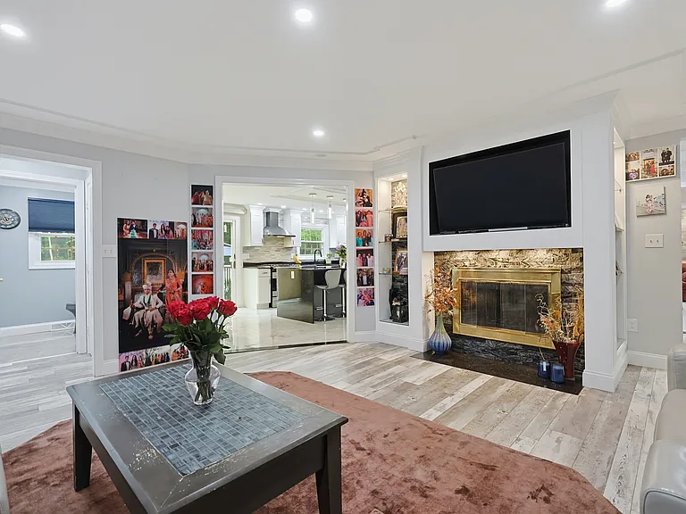 First Floor fireplace family room