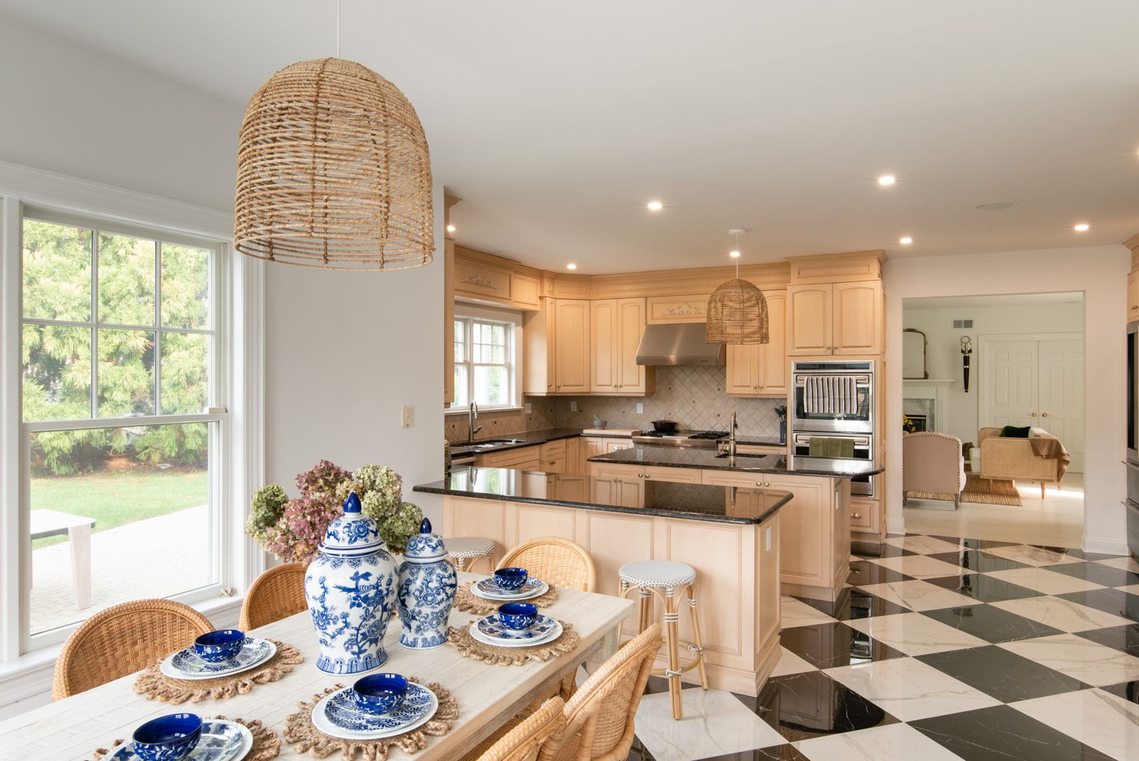 Informal Dining overlooking Yard