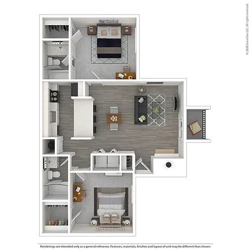 Floor plan 2.2A - ARIA