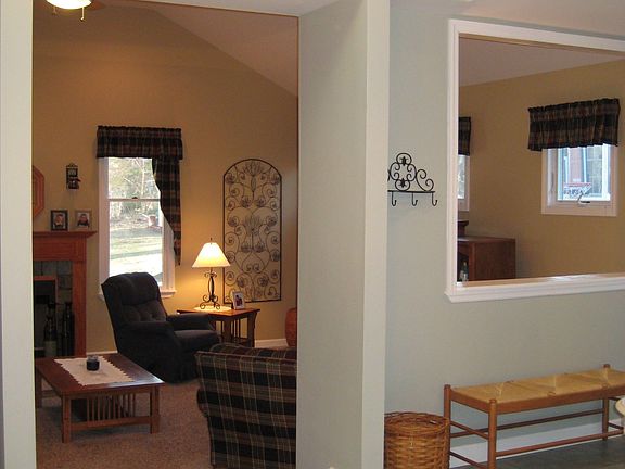 Two Story Atrium with Ceramic Tile Floor