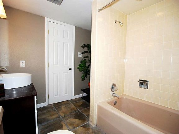 "Lower level full bath."