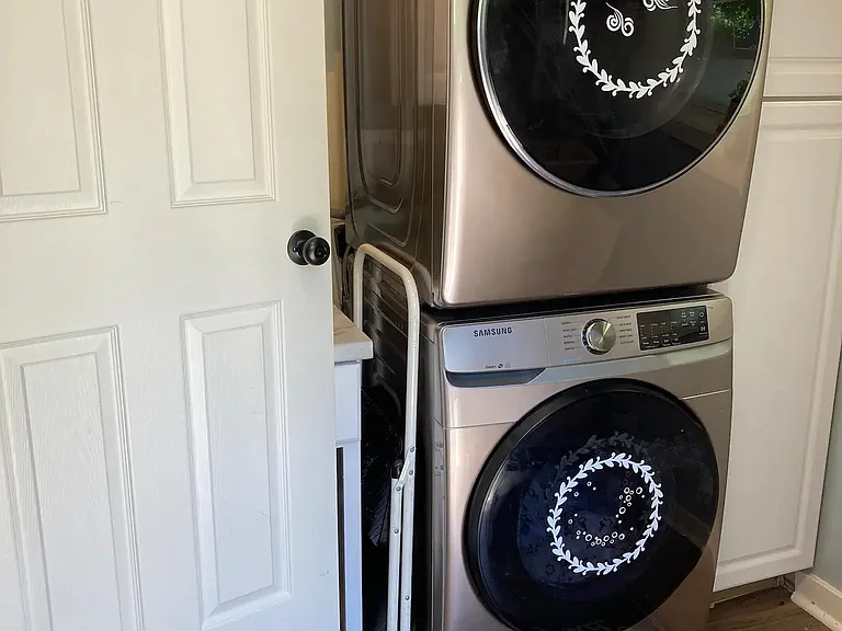 Laundry Room - Samsung stackable washer/dryer included