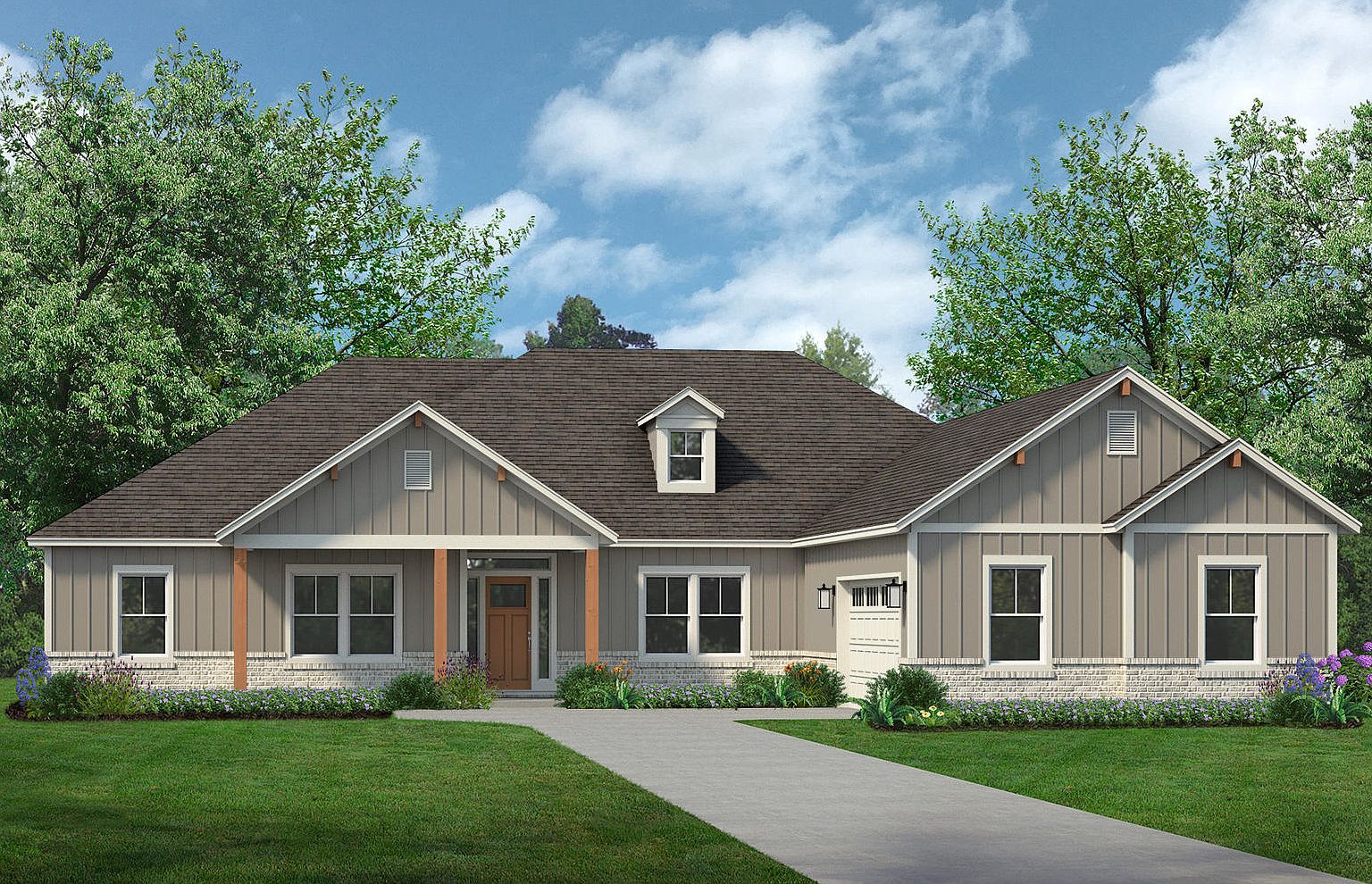 The Grandview Springtown Plan, Hedgefield Homes Build On Your Lot