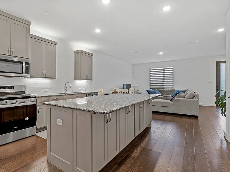 Kitchen with walk-in pantry