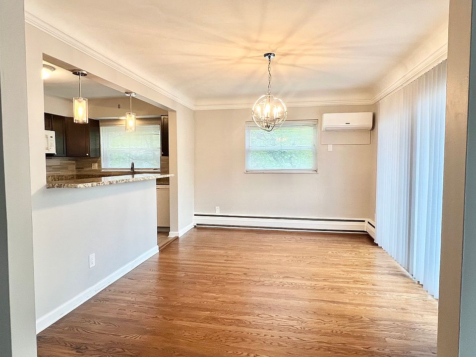 Spacious dining room with Mini-split and access to large patio