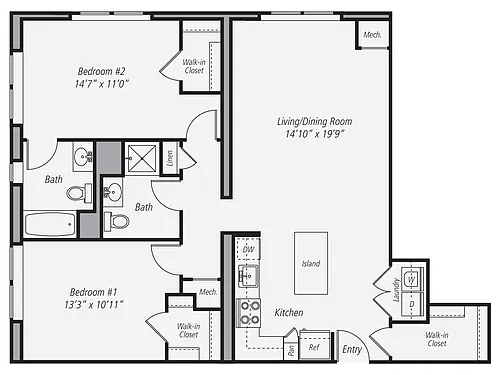 Floor plan B5-1145