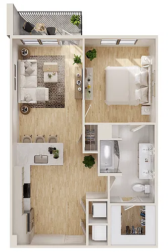 Floor plan A22