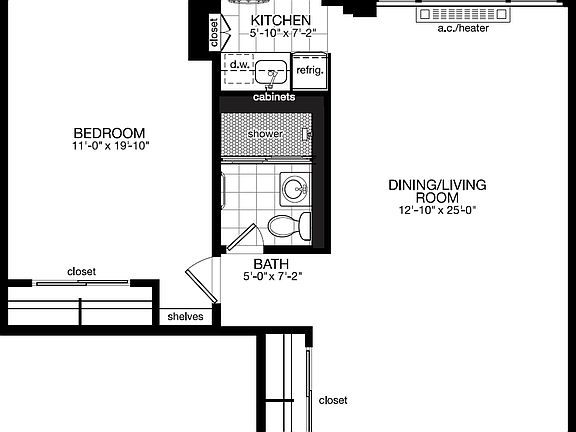2nd image of 330 W 58th St APT 17D