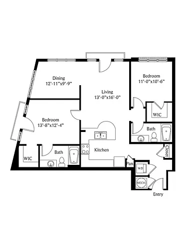 Floor plan B22