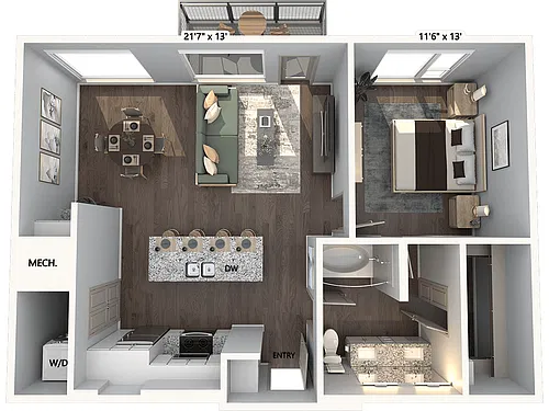 Floor plan A6-829-W