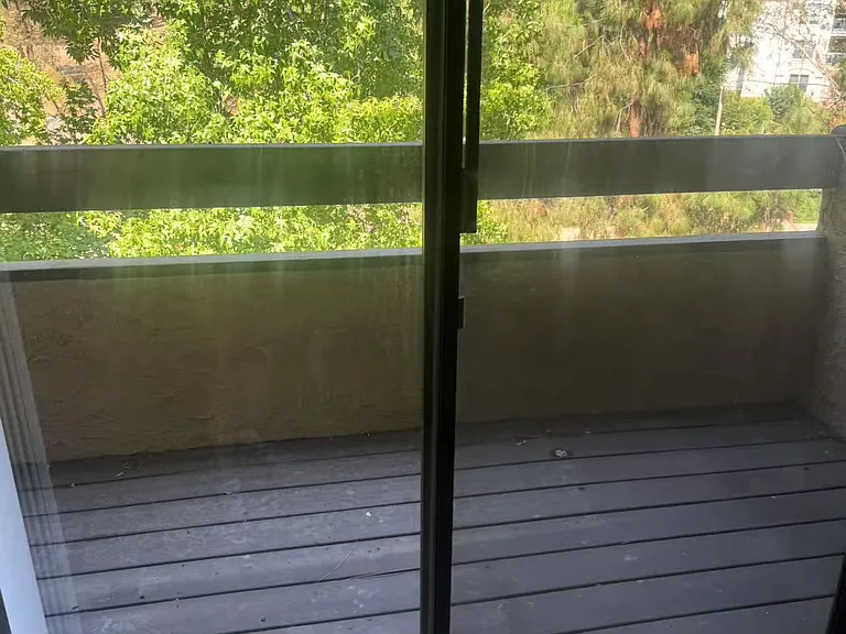 upper balcony looking north from living room