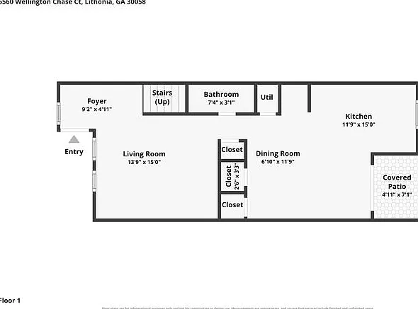 2 bed, 1.5 bath, 1280 sqft, $1,395 — Photo 3