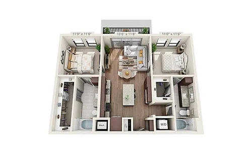 Floor plan 27-B1A