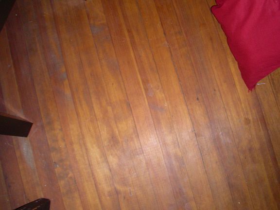 Hardwood floors in BRs.