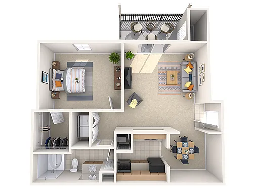 Floor plan Aspen with Sunroom