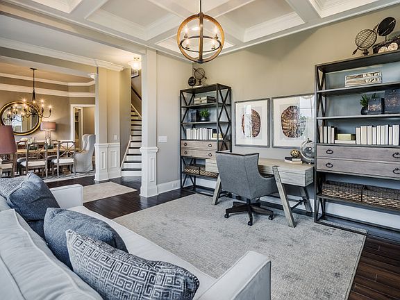 Spacious Den off Foyer