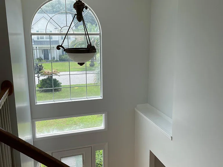 View of entryway from second floor
