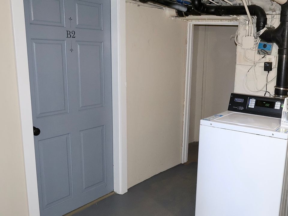 Entry through Basement Laundry Room