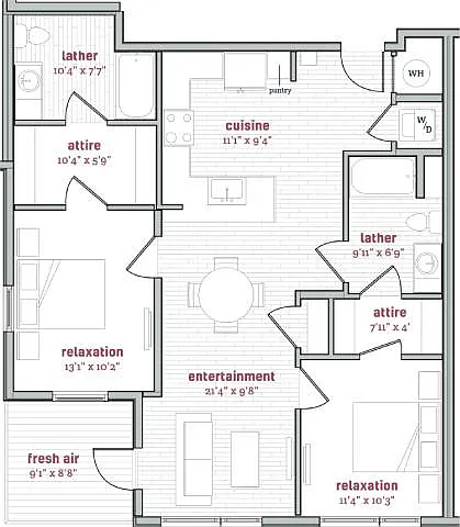 Floor plan B4