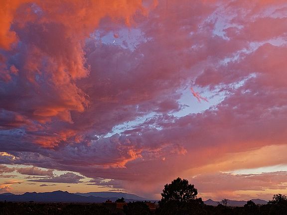 Sunset from artist studio