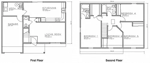 Floor plan 4 Bedroom